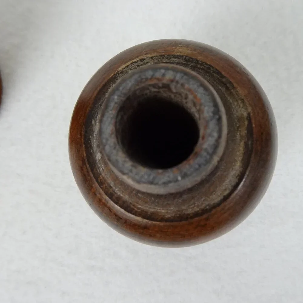 Woodcrest By Styson Wooden Salt Shaker Pepper Grinder 10 Inches MCM Vintage